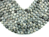 Hawk Eye, 12mm Faceted Round Beads-Gems: Round & Faceted-BeadBeyond