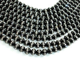 Black Onyx with Rhinestone, 6mm Round Beads-Gems: Round & Faceted-BeadBeyond
