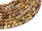 Birdseye Rhyolite, 8mm(8.4mm) Round Beads-Gems: Round & Faceted-BeadBeyond
