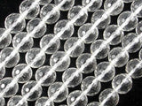 Clear Quartz Beads, 10mm Faceted Round-Gems: Round & Faceted-BeadBeyond