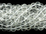 Clear Quartz Beads, 10mm Faceted Round-Gems: Round & Faceted-BeadBeyond