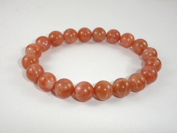 Sunstone Beads, Sunstone Bracelet, 8.5mm Round Beads-Gems: Round & Faceted-BeadBeyond