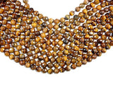 Tiger Eye Beads, 10mm Faceted Round-Gems: Round & Faceted-BeadBeyond