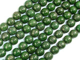 Green Chalcopyrite, 10mm Round Beads-Gems: Round & Faceted-BeadBeyond