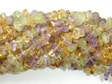 Mixed Quartz- Amethyst, Citrine, Prehnite, Pebble Chips Beads-Gems: Nugget,Chips,Drop-BeadBeyond