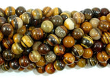 Iron Zebra Jasper Beads, 8mm Round Beads-Gems: Round & Faceted-BeadBeyond