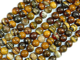 Iron Zebra Jasper Beads, 8mm Round Beads-Gems: Round & Faceted-BeadBeyond