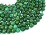 Verdite, African Jade, 10mm (10.4mm) Round Beads-Gems: Round & Faceted-BeadBeyond