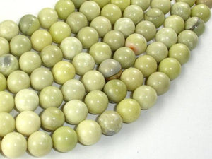 Butter Jade, 10mm Round Beads-Gems: Round & Faceted-BeadBeyond