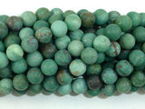 Matte Dragon Blood Jasper Beads, 8mm, Round Beads-Gems: Round & Faceted-BeadBeyond