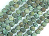 Matte African Turquoise, 8mm Round Beads-Gems: Round & Faceted-BeadBeyond