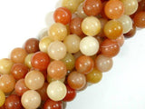 Old Yellow Jade Beads, 10mm-Gems: Round & Faceted-BeadBeyond