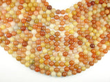 Old Yellow Jade Beads, 10mm-Gems: Round & Faceted-BeadBeyond