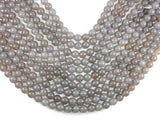 Gray Agate, 10mm Round Beads-Gems: Round & Faceted-BeadBeyond