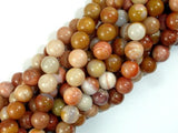 Petrified Wood, 8mm Round Beads-Gems: Round & Faceted-BeadBeyond