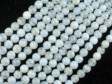 Blue Chalcedony Beads, Blue Lace Agate Beads, Round, 6mm-Gems: Round & Faceted-BeadBeyond