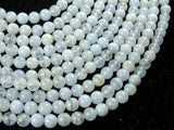 Blue Chalcedony Beads, Blue Lace Agate Beads, Round, 6mm-Gems: Round & Faceted-BeadBeyond