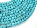 Matte Howlite Turquoise Beads, 6mm Round Beads-Gems: Round & Faceted-BeadBeyond