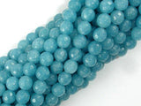 Blue Sponge Quartz, 6mm Faceted Round Beads-Gems: Round & Faceted-BeadBeyond