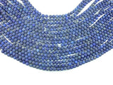 Matte Natural Lapis Lazuli Beads , 6mm Round Beads-Gems: Round & Faceted-BeadBeyond