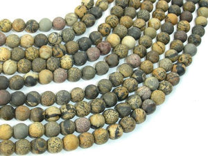 Matte Artistic Jasper, Chohua Jasper, 6mm Round Beads-Gems: Round & Faceted-BeadBeyond