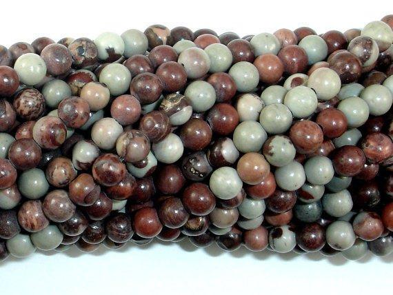 Artistic Jasper Beads, Chohua Jasper, 4mm (4.5mm)-Gems: Round & Faceted-BeadBeyond