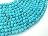Howlite Turquoise Beads, 6mm Round Beads-Gems: Round & Faceted-BeadBeyond