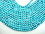 Howlite Turquoise Beads, 8mm Round Beads-Gems: Round & Faceted-BeadBeyond