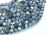 Matte Sodalite Beads, 8mm, Round Beads-Gems: Round & Faceted-BeadBeyond