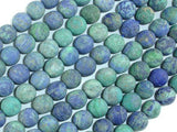 Matte Azurite Malachite Beads, 8mm Round Beads-Gems: Round & Faceted-BeadBeyond