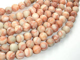 Matte Red Line Jasper, 8mm, Round Beads-Gems: Round & Faceted-BeadBeyond