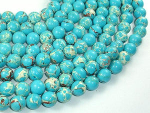 Blue Impression Jasper, 10mm Round Beads-Gems: Round & Faceted-BeadBeyond