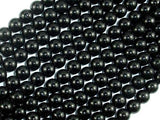 Black Stone, 6mm (6.3mm) Round Beads-Gems: Round & Faceted-BeadBeyond