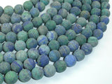 Matte Azurite Malachite Beads, 10mm Round Beads-Gems: Round & Faceted-BeadBeyond