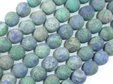 Matte Azurite Malachite Beads, 10mm Round Beads-Gems: Round & Faceted-BeadBeyond