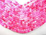 Frosted Matte Agate Beads-Pink, 8mm Round Beads-Agate: Round & Faceted-BeadBeyond