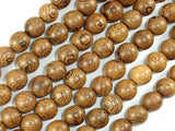 Wenge Wood Beads, 10mm Round Beads, 42 Inch-Wood-BeadBeyond
