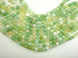 Banded Agate Beads, Light Green, 8mm Round Beads-Agate: Round & Faceted-BeadBeyond
