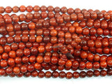 Red Sandalwood Beads, 8mm Round Beads-Wood-BeadBeyond