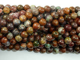 African Green Opal, 6mm(6.3mm)-Gems: Round & Faceted-BeadBeyond