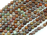 African Green Opal, 6mm(6.3mm)-Gems: Round & Faceted-BeadBeyond