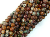 African Green Opal, 6mm(6.3mm)-Gems: Round & Faceted-BeadBeyond