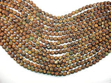 Matte Tibetan Agate, Crackle Agate, 8mm Round Beads-Agate: Round & Faceted-BeadBeyond