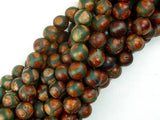 Tibetan Agate Beads, 8mm Round Beads-Agate: Round & Faceted-BeadBeyond