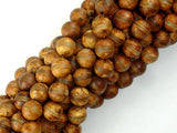 Matte Tibetan Agate Beads, 8mm Round Beads-Agate: Round & Faceted-BeadBeyond