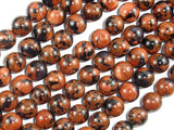 Gold Blue Sand Stone Beads, 10mm Round Beads-Gems: Round & Faceted-BeadBeyond