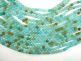 Dragon Vein Agate Beads, Sea Blue, 6mm Round Beads-Agate: Round & Faceted-BeadBeyond