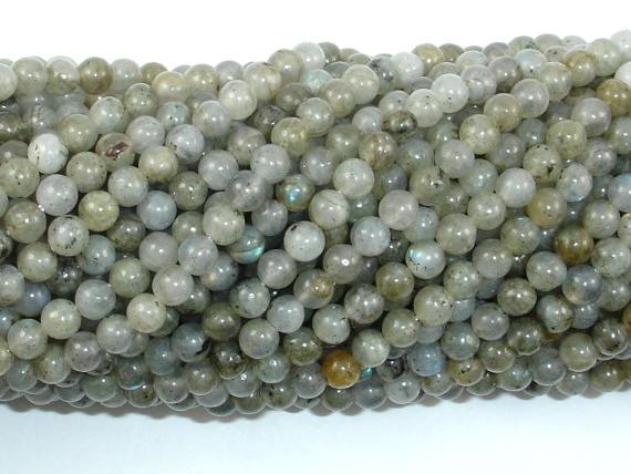 Labradorite Beads, 4mm Round Beads-Gems: Round & Faceted-BeadBeyond