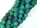 Matte Chrysocolla, 10mm Round Beads-Gems: Round & Faceted-BeadBeyond