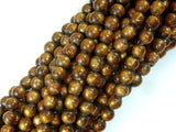 Gold Coral Beads, 6mm Round Beads-Gems: Round & Faceted-BeadBeyond